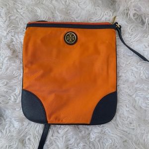 Tory Burch Robinson Nylon Swingpack Orange/Normandy- Great Condition